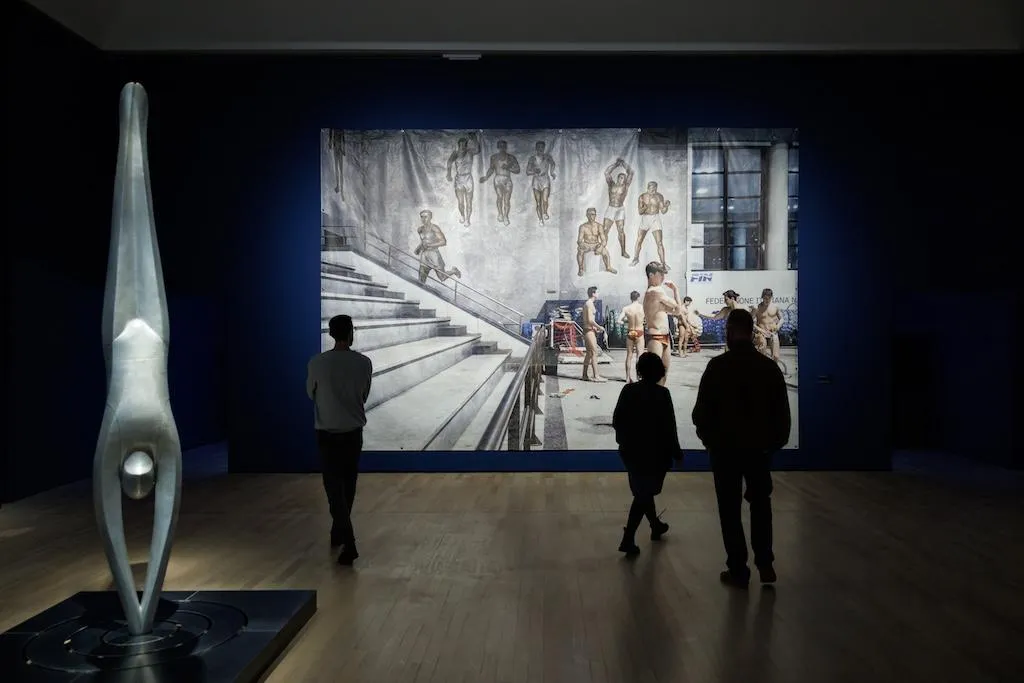 Vue de l’exposition « Sport. Le sfide del corpo » au Mart, à Rovereto