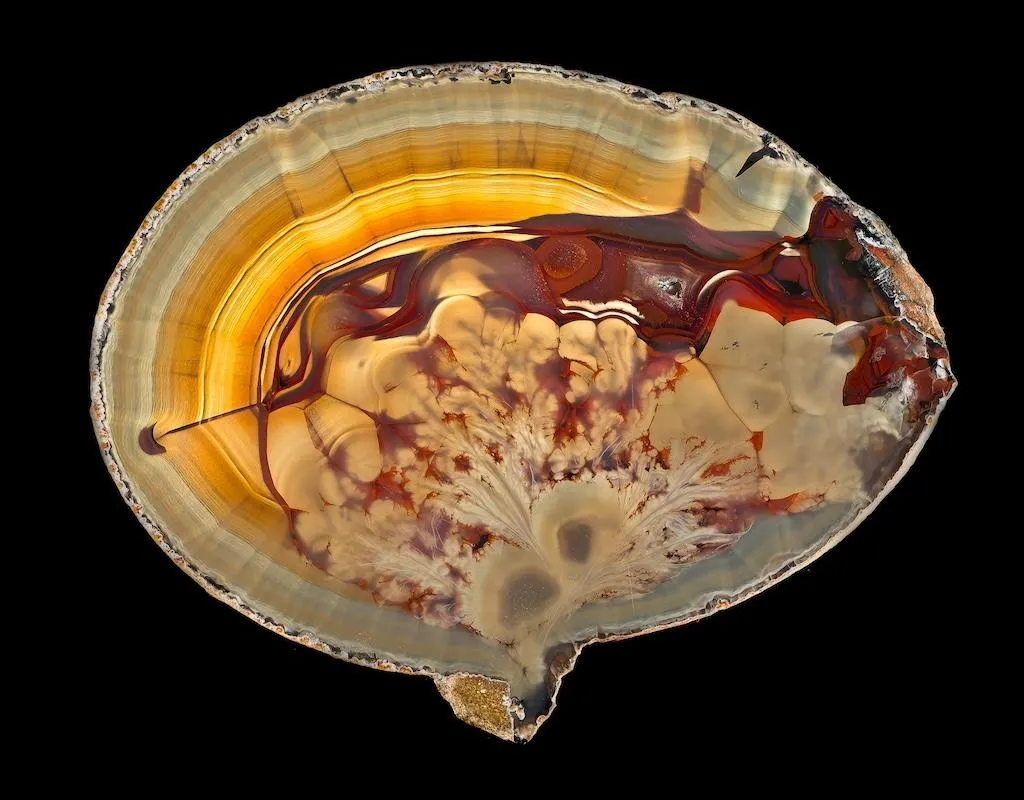 « L’Ardeur », agate, Brésil