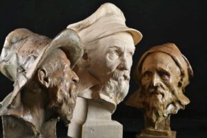 Ensemble de bustes de Jean Carriès