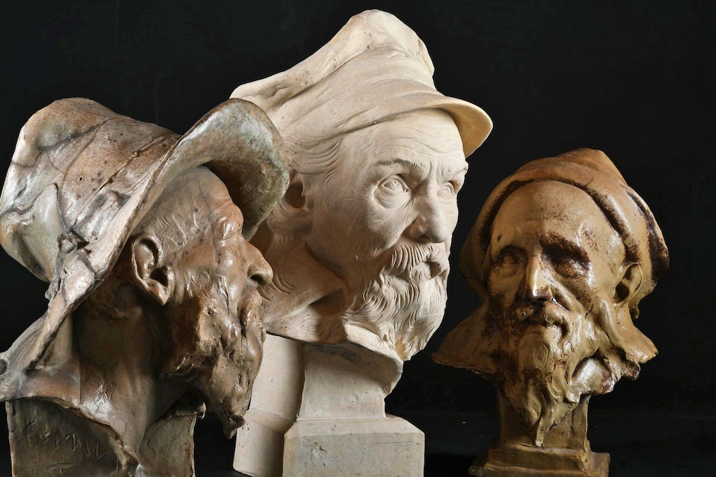 Ensemble de bustes de Jean Carriès