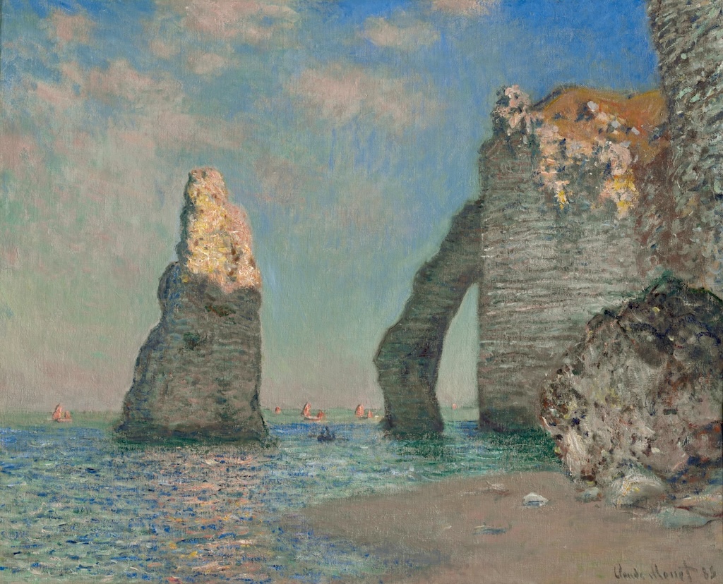 Claude Monet, Étretat, l'Aiguille et la Porte d'Aval, 1885