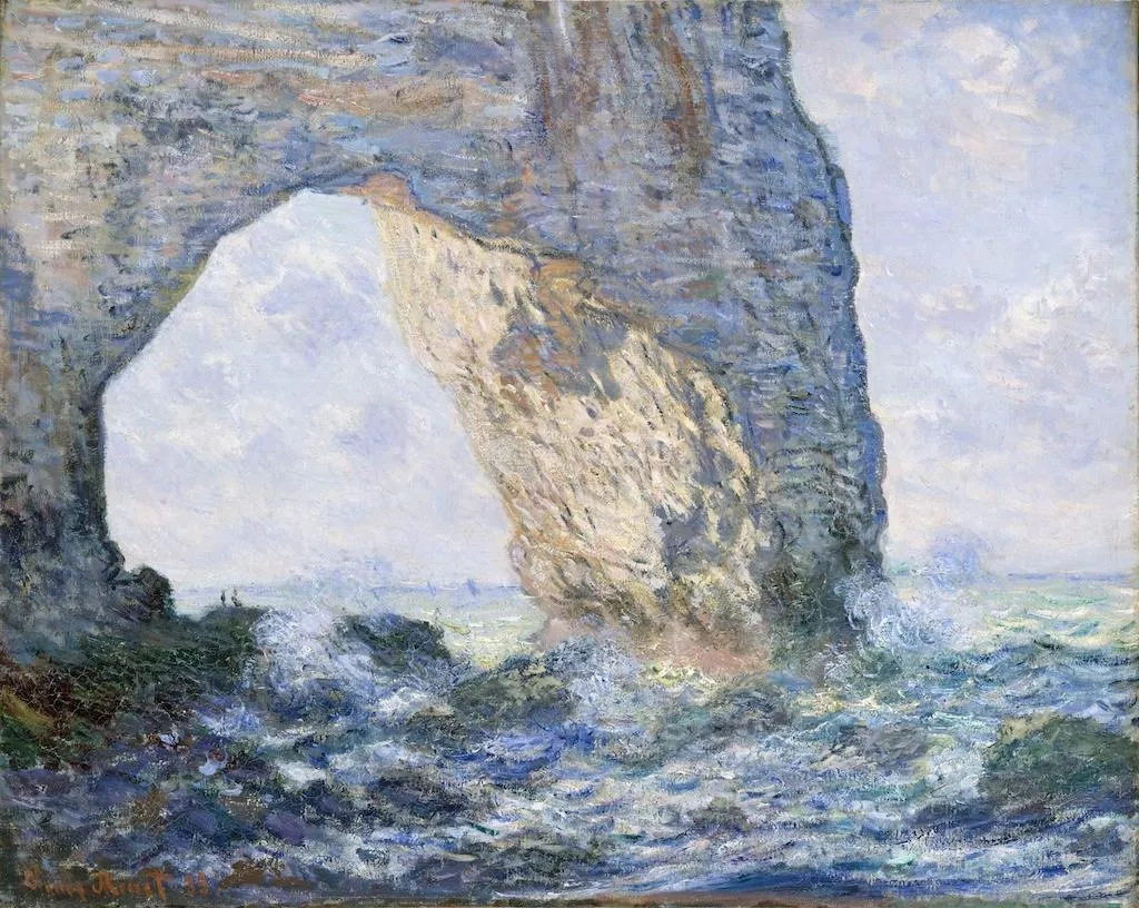 Claude Monet, Étretat, la Manneporte, 1883