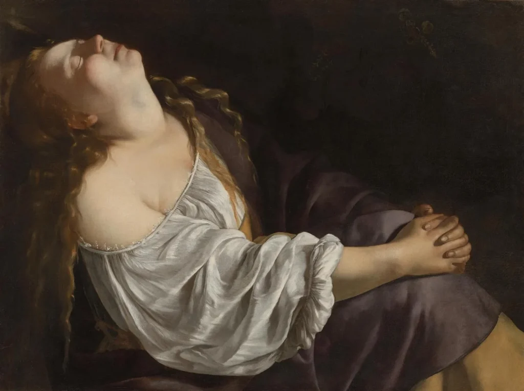 Artemisia Gentileschi Marie-Madeleine en extase National Gallery Washington