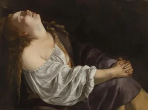 Artemisia Gentileschi Marie-Madeleine en extase National Gallery Washington