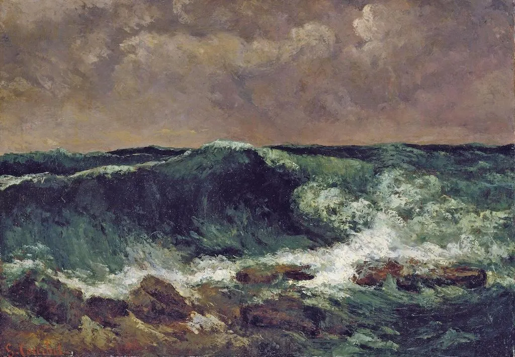 Gustave Courbet, La Vague, 1869