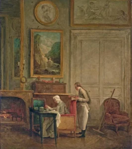 Hubert Robert, Le Déjeuner de Madame Geoffrin