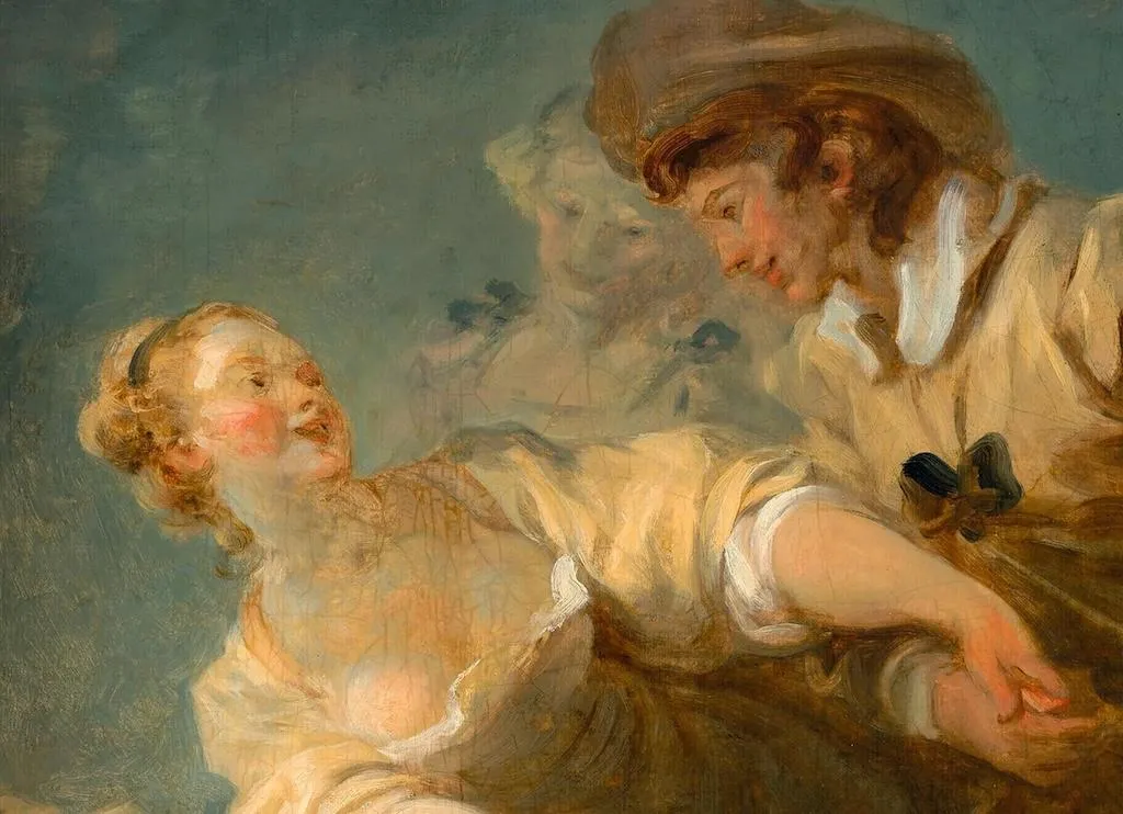 Jean-Honoré Fragonard, L’Heureuse Famille (détail)