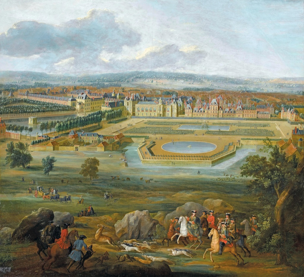 Pierre-Denis Martin, Vue du château et des jardins de Fontainebleau