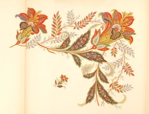 Victor Boudet, dessin préparatoire pour châle