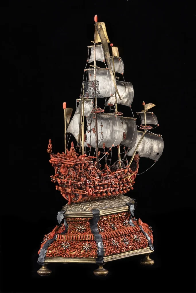 La 39ᵉ édition de l’incontournable TEFAF néerlandaise rassemble 276 exposants internationaux provenant de 24 pays : Ippolito Ciotta, La caravelle Chiaramonte Bordonaro, vers 1680. Milan, Altomani & Sons.