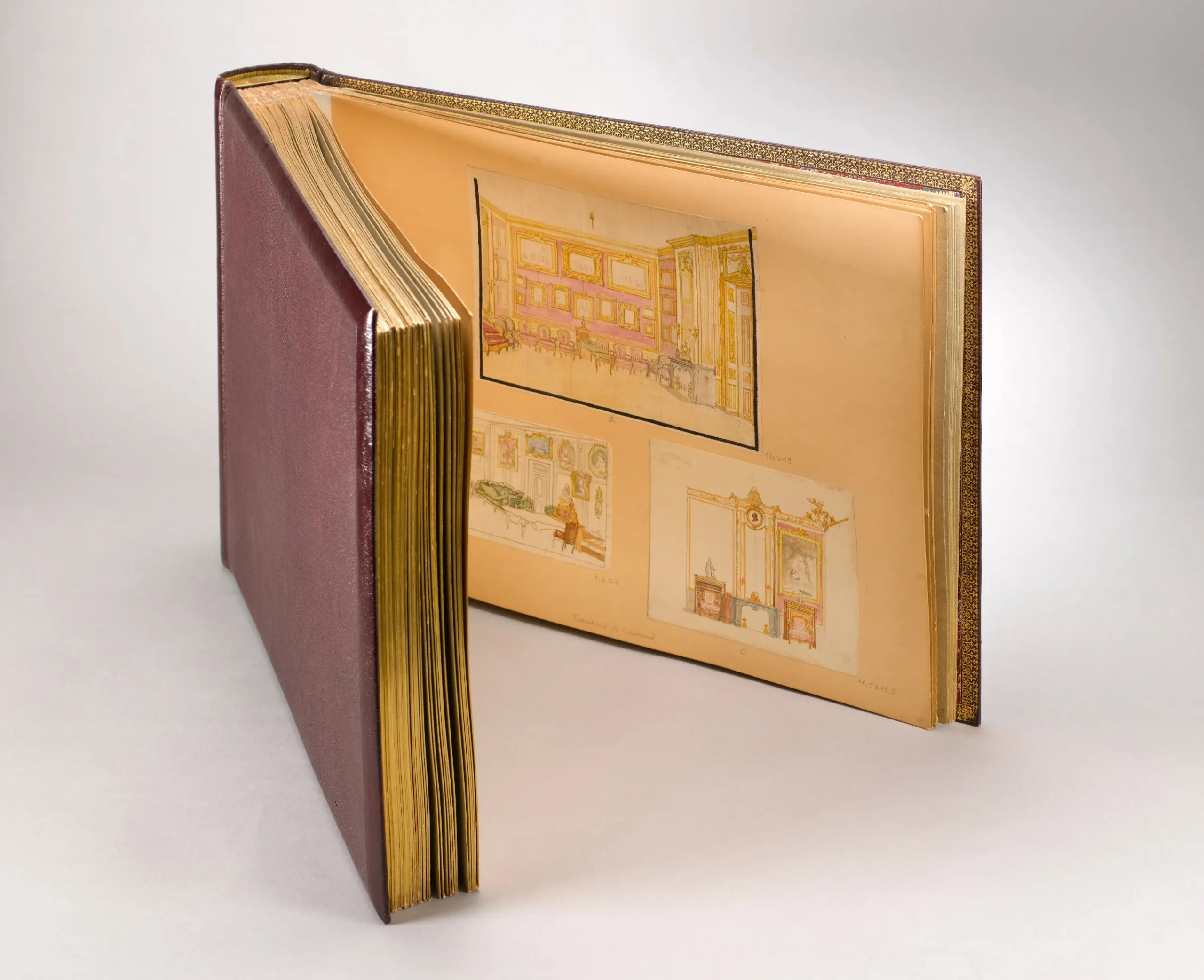 Famille Van Blarenberghe, Album comprenant 52 pages d'œuvres sur papier vente 2026 Paris Drouot études tabatière Choiseul