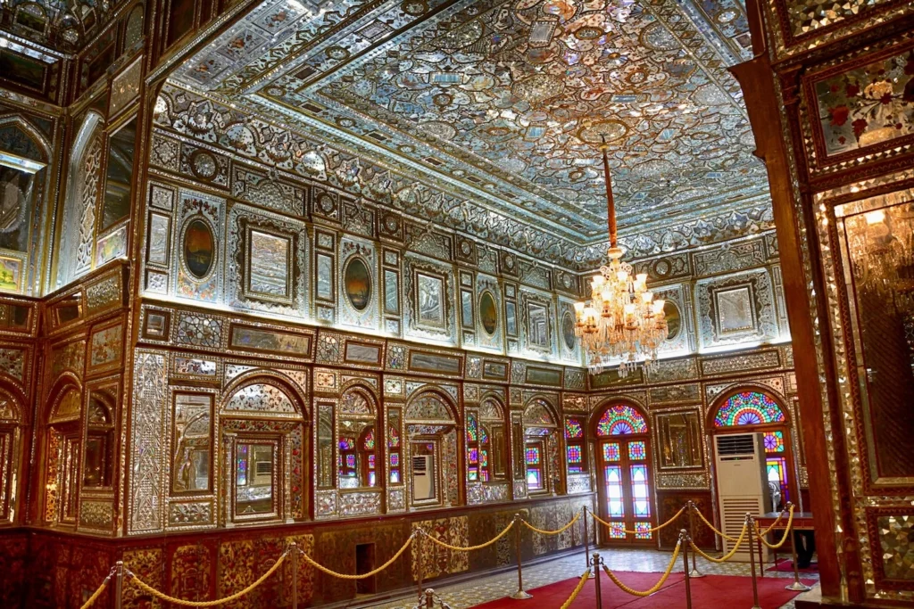 palais du Golestan UNESCO Téhéran intérieur 