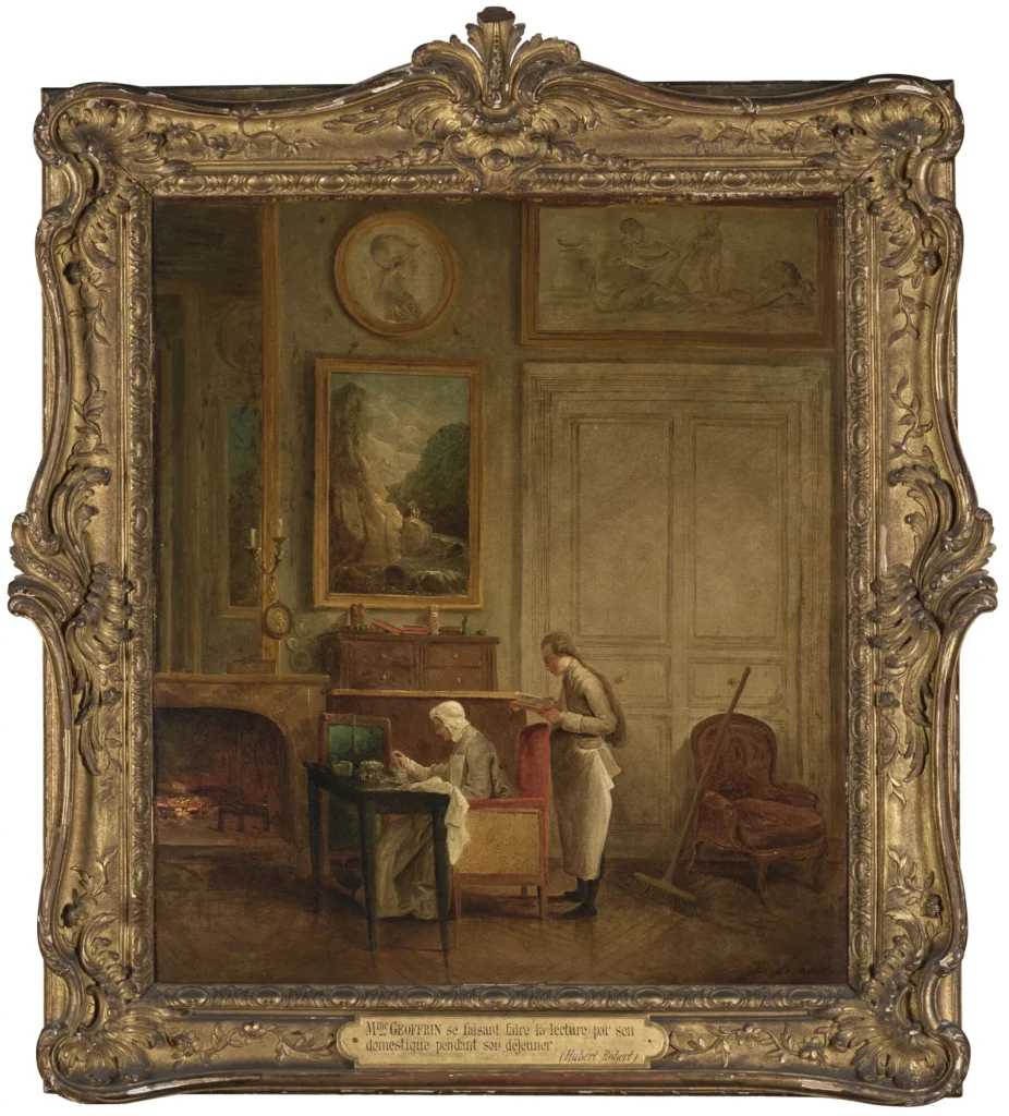 Hubert Robert Le Déjeuner de Madame Geoffrin préemtion Louvre vente collection Veil-Picard mars 2026