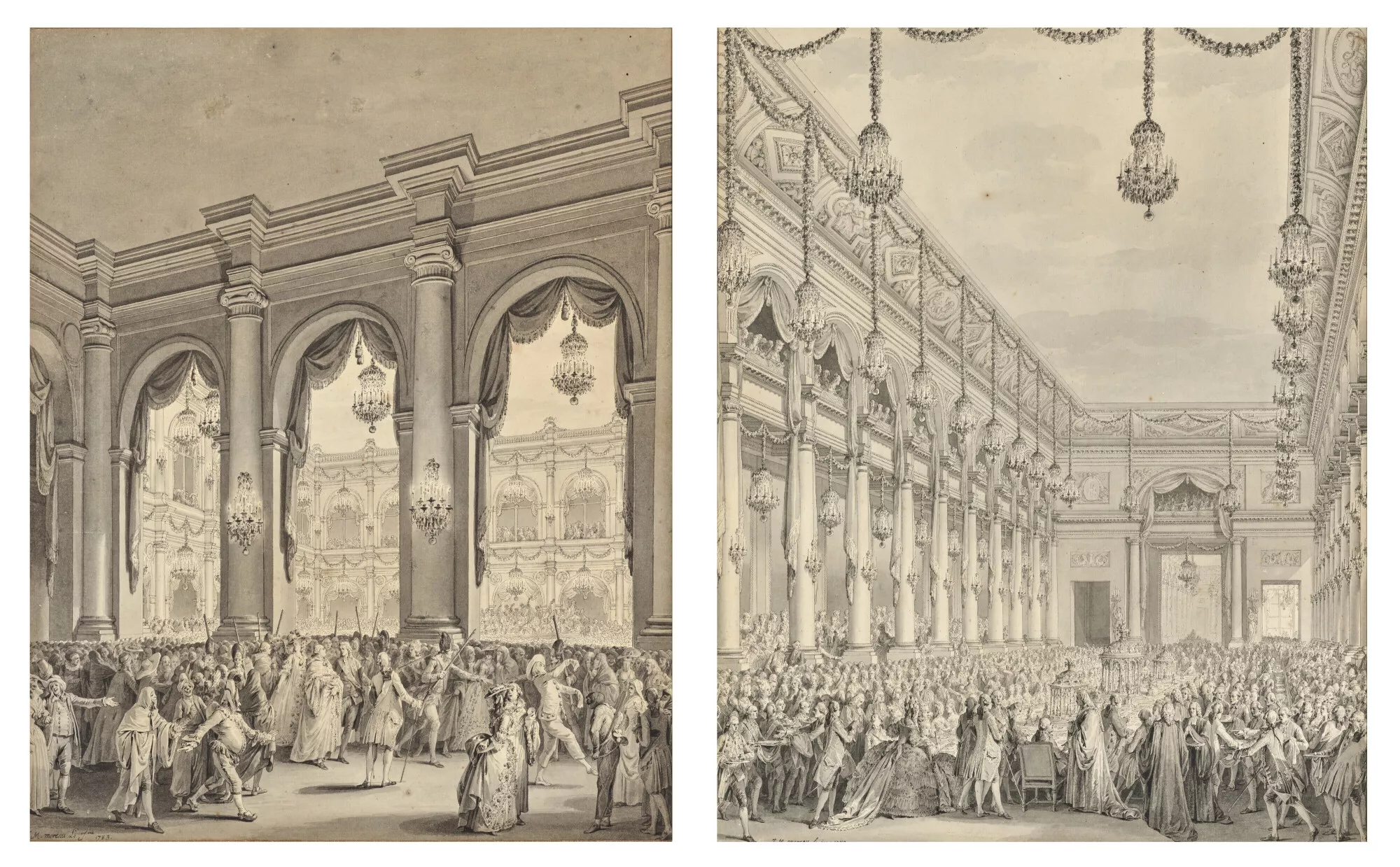 Moreau le Jeune Le Bal masqué Le Festin préemption Versailles vente collection Veil-Picard mars 2026