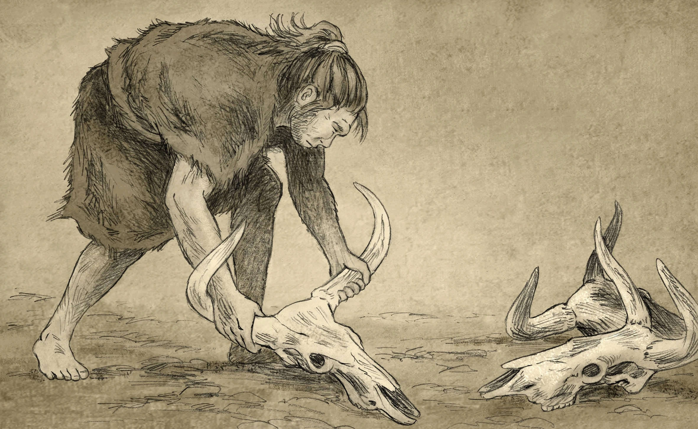 Dans la grotte de Des-Cubierta, une accumulation de crânes d’ongulés semble ne pas être naturelle mais résulter de l’apport régulier de la part de Néandertaliens. Comment comprendre et qualifier ce lieu singulier ?