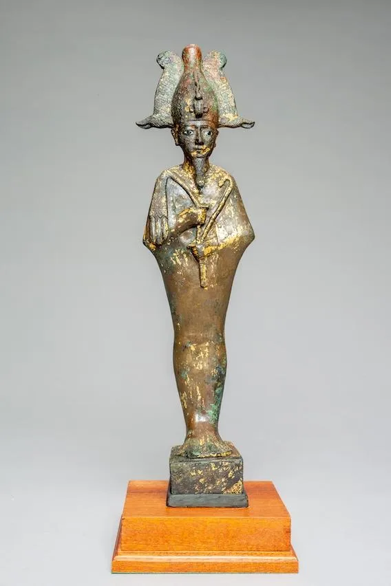 statuette d'Osiris galerie de l’Égypte antique Milan