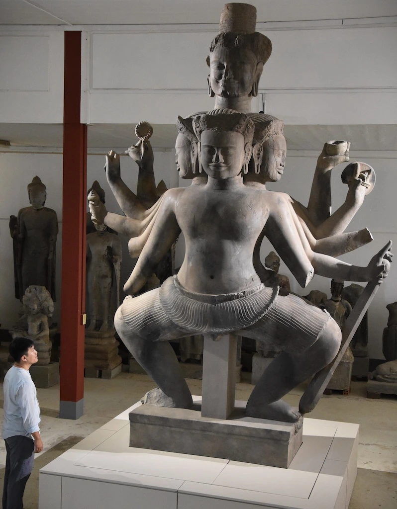 Siva dansant Koh Ker Cambodge restauration mars 2026