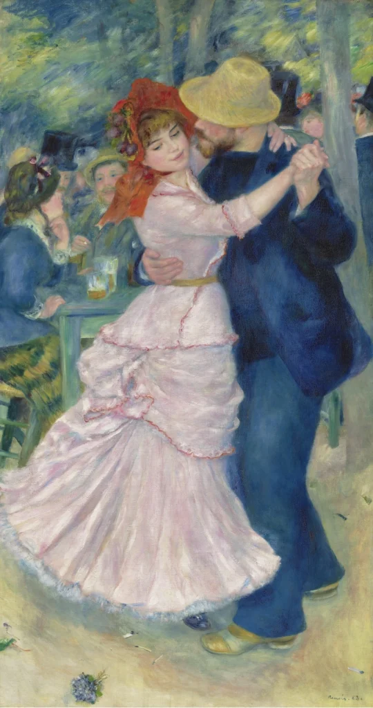 L'exposition « Renoir et l’amour. La modernité heureuse (1865-1885) au musée d'Orsay célèbre la douceur de vivre et l’amour : ici <em>Danse à Bougival</em>, 1883.