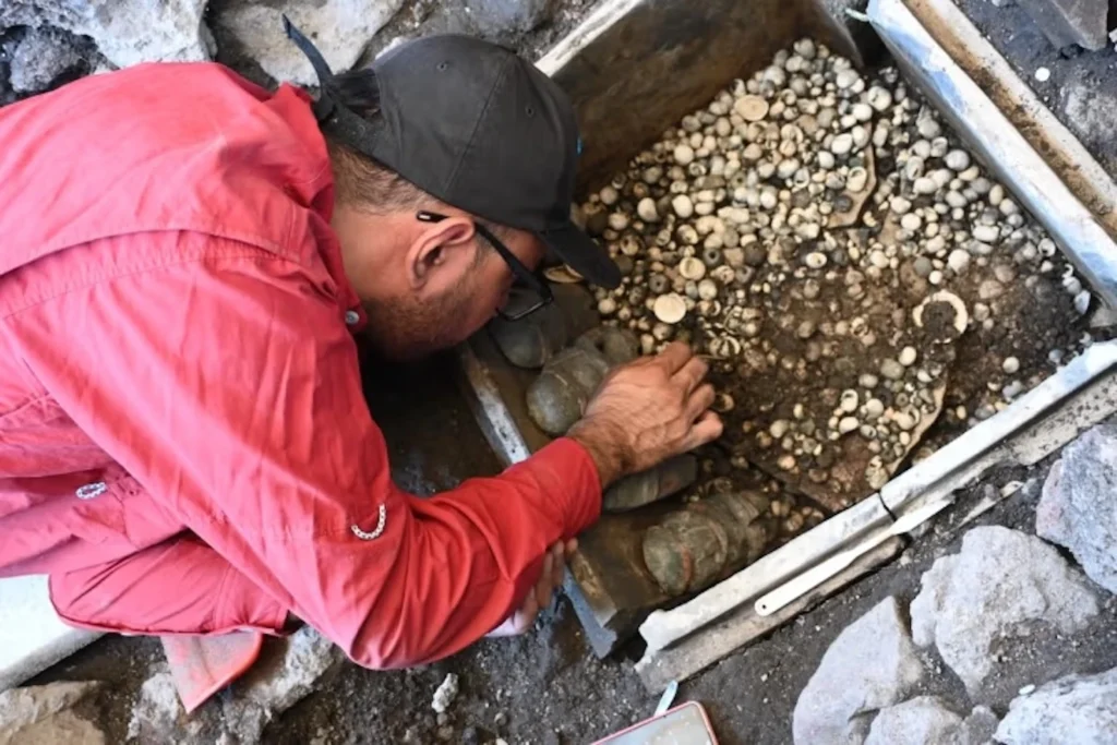 L’analyse de plusieurs dépôts d’offrandes mis au jour sur le site du Templo Mayor à Mexico permet d’envisager une cérémonie religieuse et politique d’une ampleur exceptionnelle au cœur de Tenochtitlan, l’ancienne capitale de l’empire aztèque.