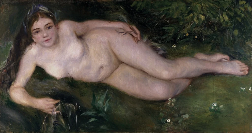 L'exposition « Renoir et l’amour. La modernité heureuse (1865-1885) au musée d'Orsay célèbre la douceur de vivre et l’amour : ici <em>Nymphe à la source</em>, 1869-1870.
